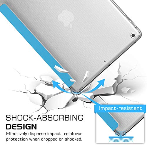 Image of DuraSafe Cases for iPad 8.3 Inch Mini 6th [ Mini 2021 6 Gen ] A2567 A2568 A2569 MK7M3HN /A MLWL3HN /A MK7R3HN /A MK7P3HN /A MLWR3HN /A MK7X3HN /A MK7V3HN /A MK893HN /A MK8E3HN /A Smart Flip Case - Blue