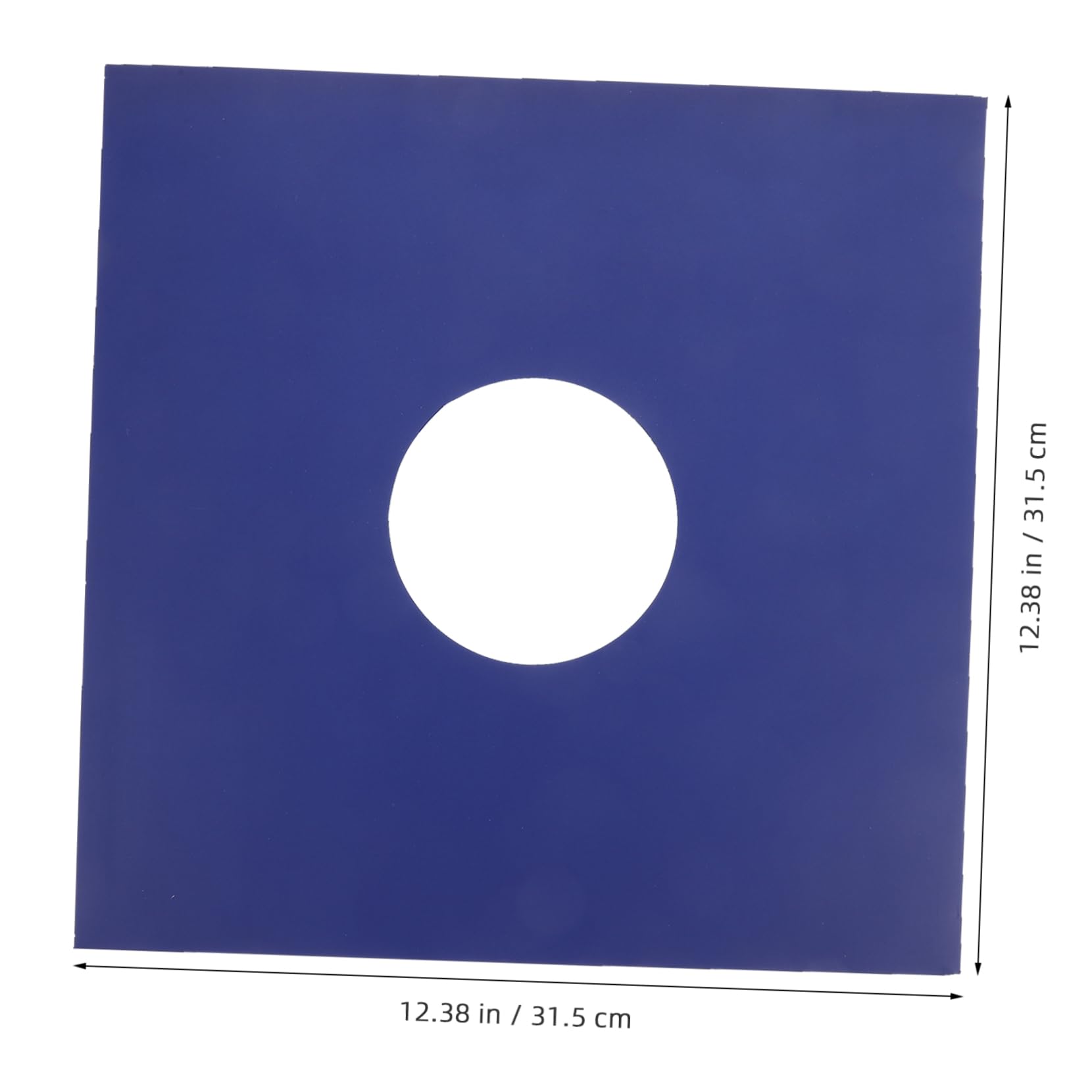 BESTonZON Vinyl Schallplattenhülle 10 Stück Packung aus Kraftpapier in Blau | 12 Zoll Format, Schutzhülle für Album, Außenhüllen für Vinyl Aufbewahrung