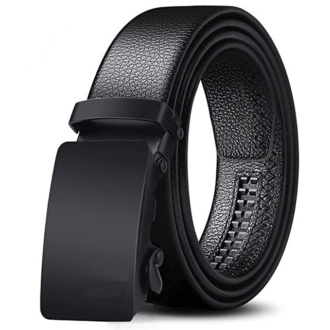 niddleman 4241/ Trendy Unisex Artificial Leather Belt, Boys Belt for Casual or Formal Classic Designs for Work & Business Casual (Black)-picture-38