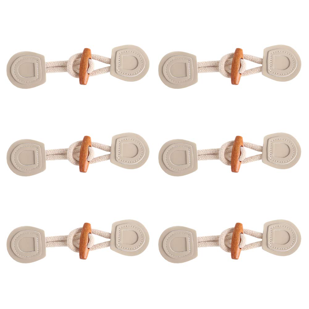 Botón de cuerno de madera beige con acabados de alta calidad para alta costura