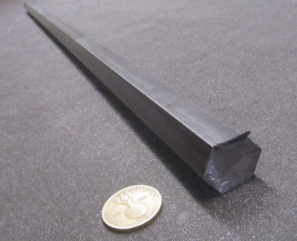 1018 Carbon Steel Hex Rod 0.875" (7/8") Diameter x 3 Foot Length