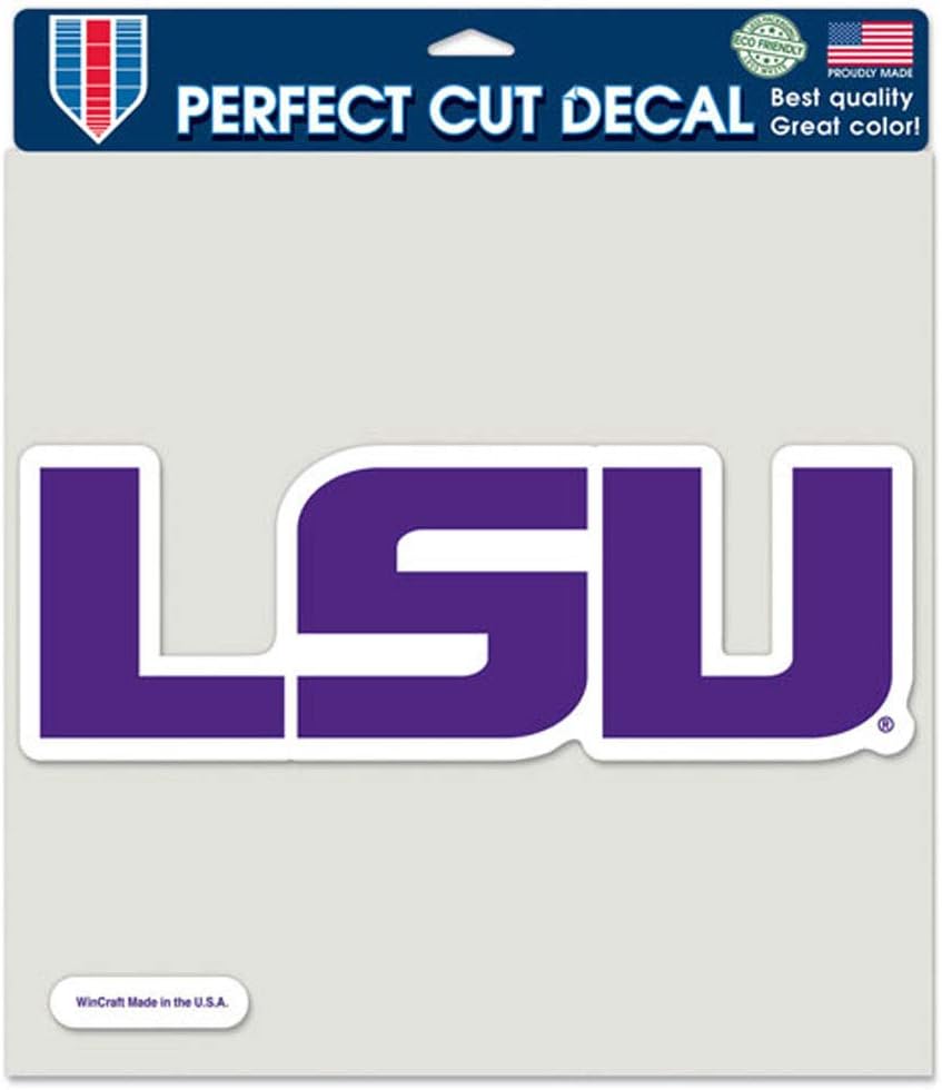 LSU Tigers Die-Cut Decal - 8"x8" Color Logo