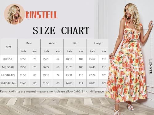 Robe longue d'été kinstell à bretelles spaghetti et col carré décontracté - 5