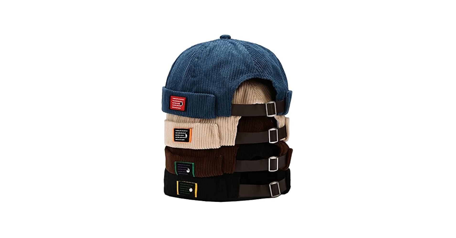 帽子 studs design beanie docking cap DOCKER Harris Tweed Beanie Cap Pure Scottish Wool Leon