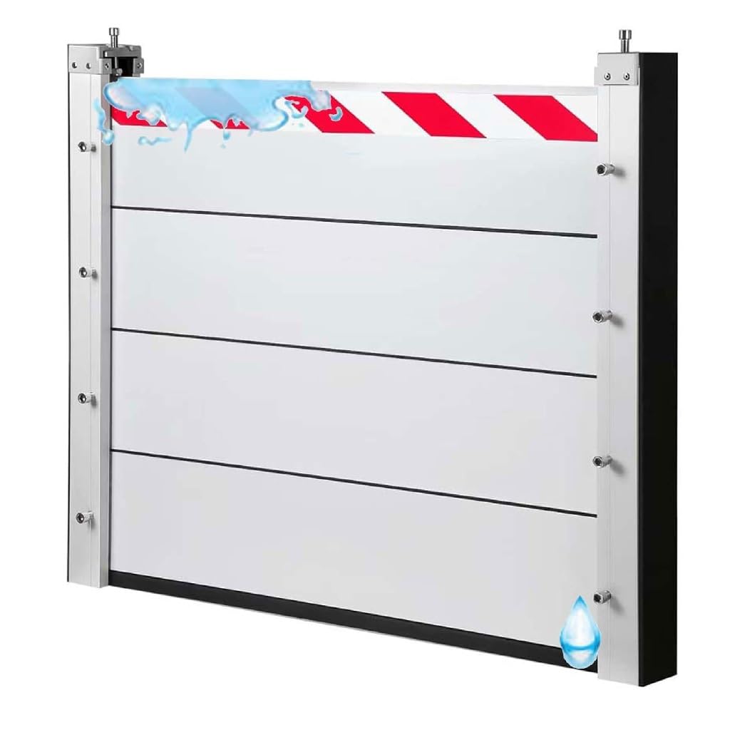 Barrière anti-inondation aluminium 90x40cm pour protection de garage