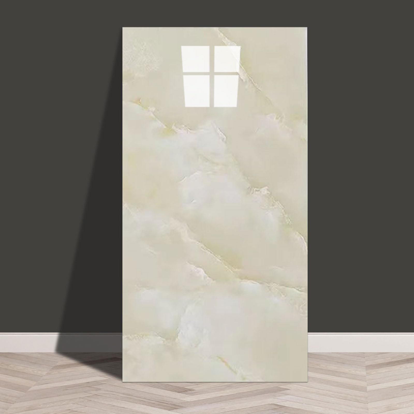 ByteRunning Marble Tiles,Marble Peel And Stick Wall Tiles,stick On Tiles For Bathroom,PVC Self Adhesive Wall Backsplash Tiles,Glue Up Ceiling Panels,Waterproof Oil Proof,Smooth,For Ceiling Or Wall