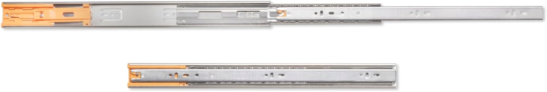 3049705 Pair of ball sliders/slides full extension and soft close 45mm x 450mm for drawer