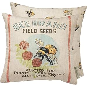 Primitives by Kathy Feedsack Inspired Throw Pillow 1 Count Pack of 1 Bee Brand