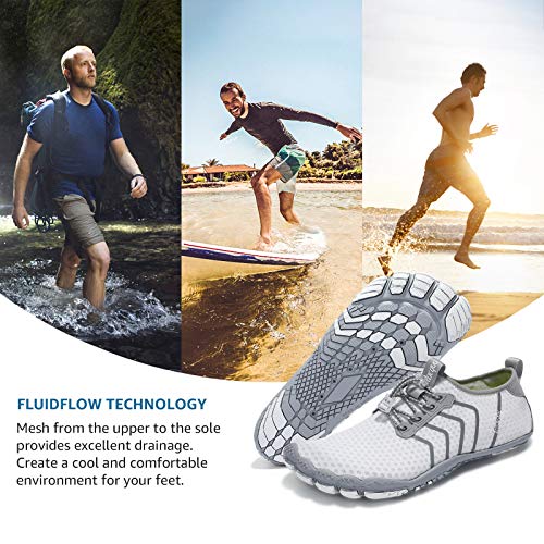 Image of Racqua Water Shoes Quick Dry Barefoot Beach Aqua Sport Swim Surf Pool Hiking Diving Walking for Men Women
