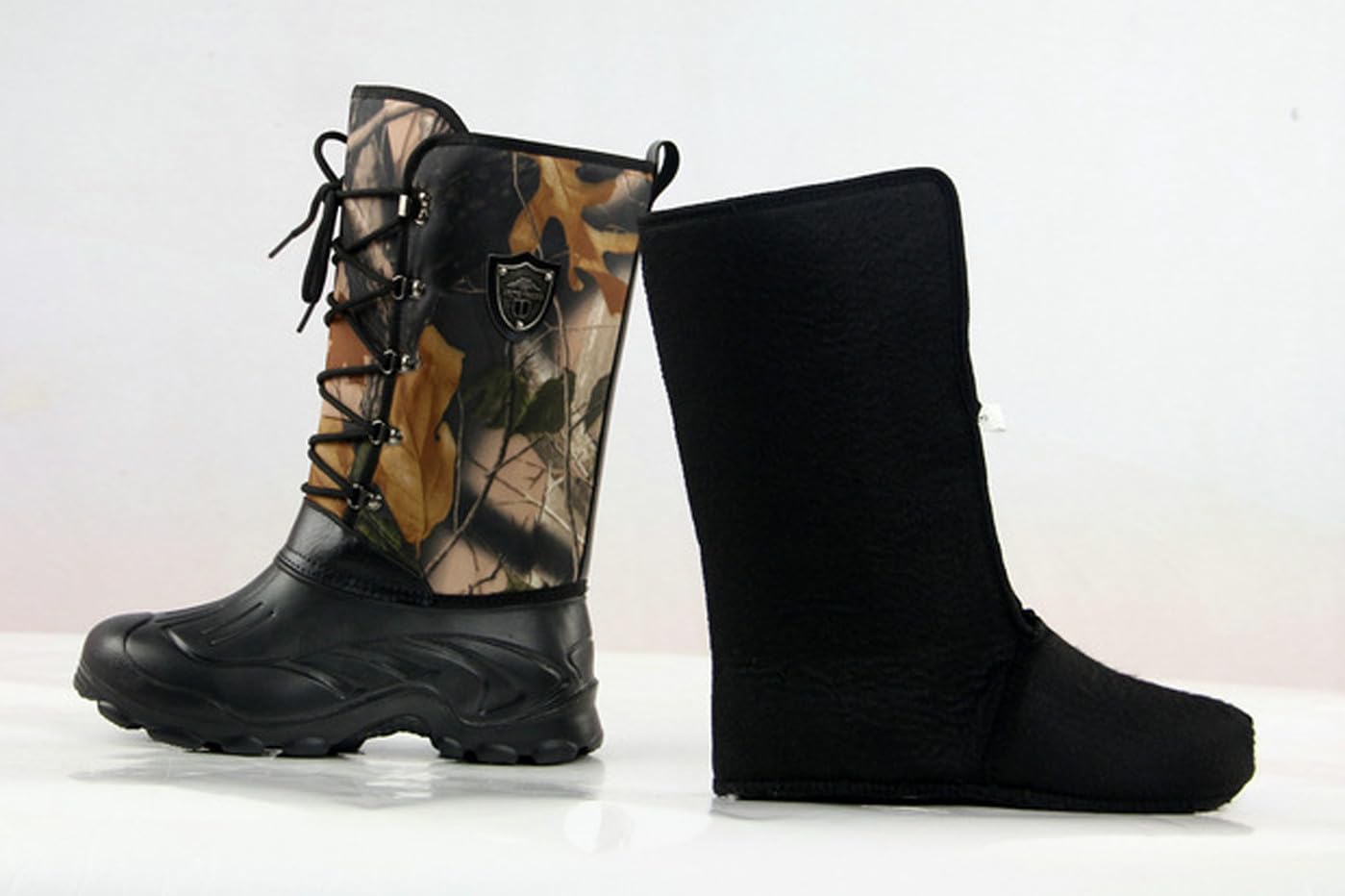 Pangolin Bottes de Neige Imperméables Homme Femme Hiver Grand Froid avec Doublure Amovible, Chaussures de Randonnée Neige Antidérapantes, Bottes Outdoor