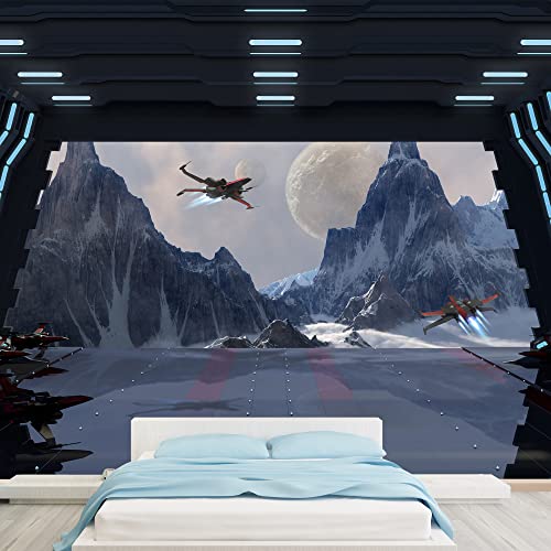 Wall26 Wall Mural Impression Of The Future Removable Self-Adhesive Large Wallpaper - 66X96 Inches #TOP2