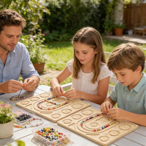 Tabla de cuentas portátil para crear joyas cómodamente en cualquier rincón 3