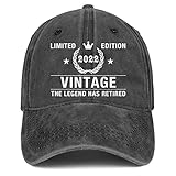 Retirement Gifts for Men Women 2022 Happy Ideas The Legend Has Retired Funny Humorous Hat Vintage...