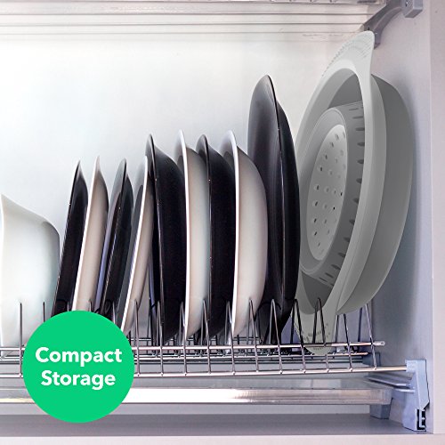image for Vremi 5 Quart Collapsible Colander - BPA Free Silicone Food Strainer w