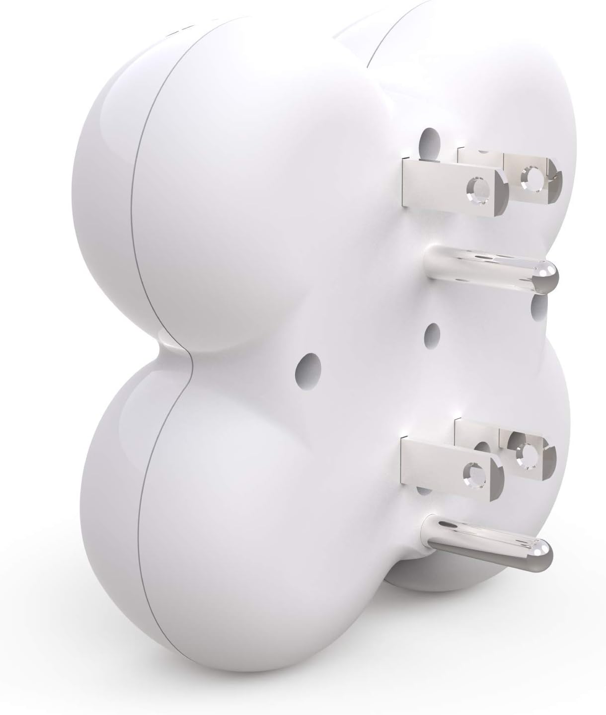 360 Electrical 36031 Revolve Basic 4 Rotating Adapter multi-outlet, No Size, white