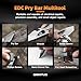 EDC Pry Bar Multitool with Bi-Directional Ratchet Screwdriver & Everlasting Pen, Wrenches, Crowbar, Bottle and Box Openers - Your Versatile Companion for Everyday Carry and Camping Accessories