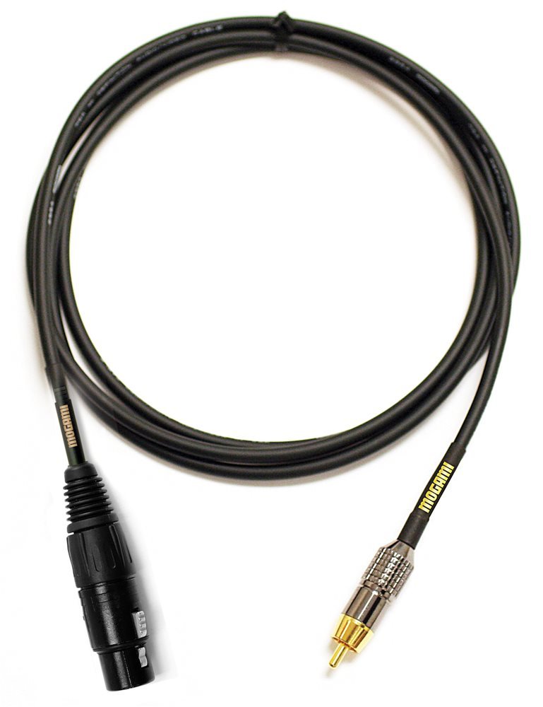 Amazon.com: Mogami GOLD XLRF-RCA-06 Unbalanced Audio Adapter Cable