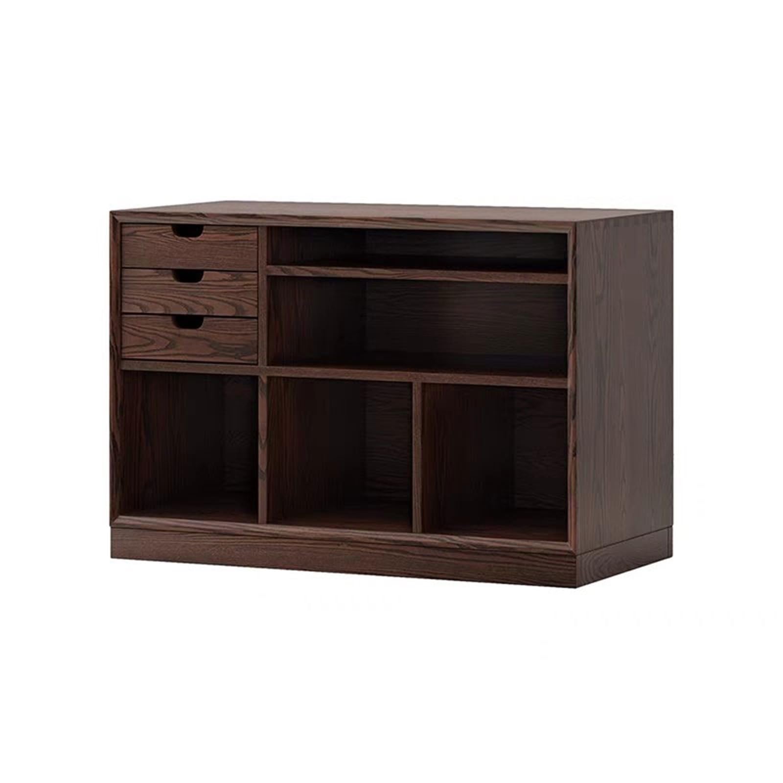 B3F7M4R9J2 CD stand Multi-functional Wooden Vinyl Record Rack Floor Standing with Drawer for CD Albums Books Magazine