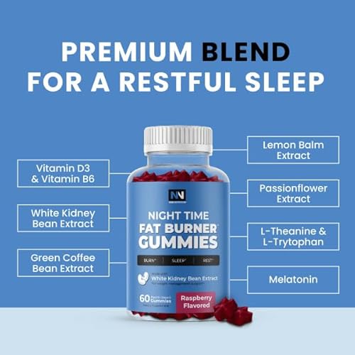 Nobi Nutrition NTFB-PARENT Night Time Fat Burner Gummies, Sleep Support & Weight Loss Supplement thumb #4