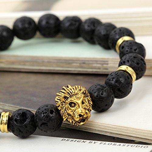 Flongo 8mm larghezza braccialetto buddha preghiera...