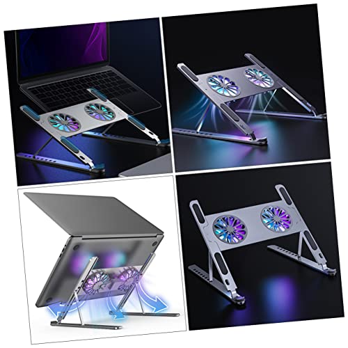 Base refrigerante para laptop con ventilador silencioso y desmontable miniatura 5