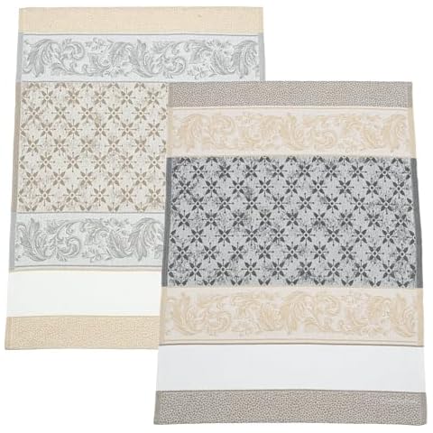 Filet - Lot de 2 torchons jacquard Cover