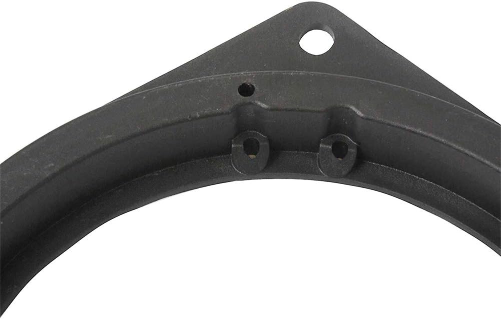 Orgrimmar 2 Pcs 6.5" Plastic Car Speaker Spacers Adapter Black Mounting Spacer Adaptor Ring for Toyota/Crown/Reiz/BYD F3