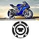 Tank Aufkleber Motorrad Tankdeckel Aufkleber, Akozon Kohlefaser Motorrad Gas Tankdeckel Pad Aufkleber Aufkleber für YZF-R1 R6 FZ1 FZ6 FZ1000 FJR1300