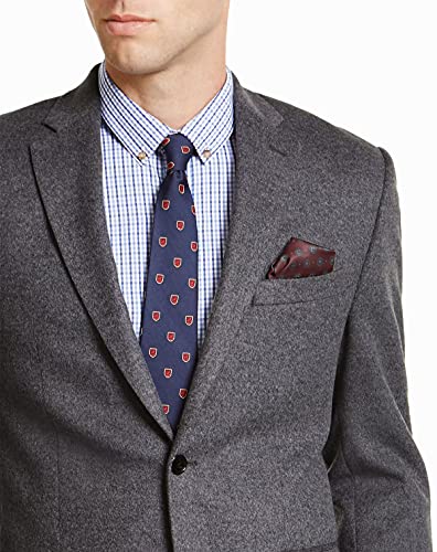 Lauren Ralph Lauren Mens Wool Blend Classic Fit Two-Button Blazer Gray 48R #TOP1