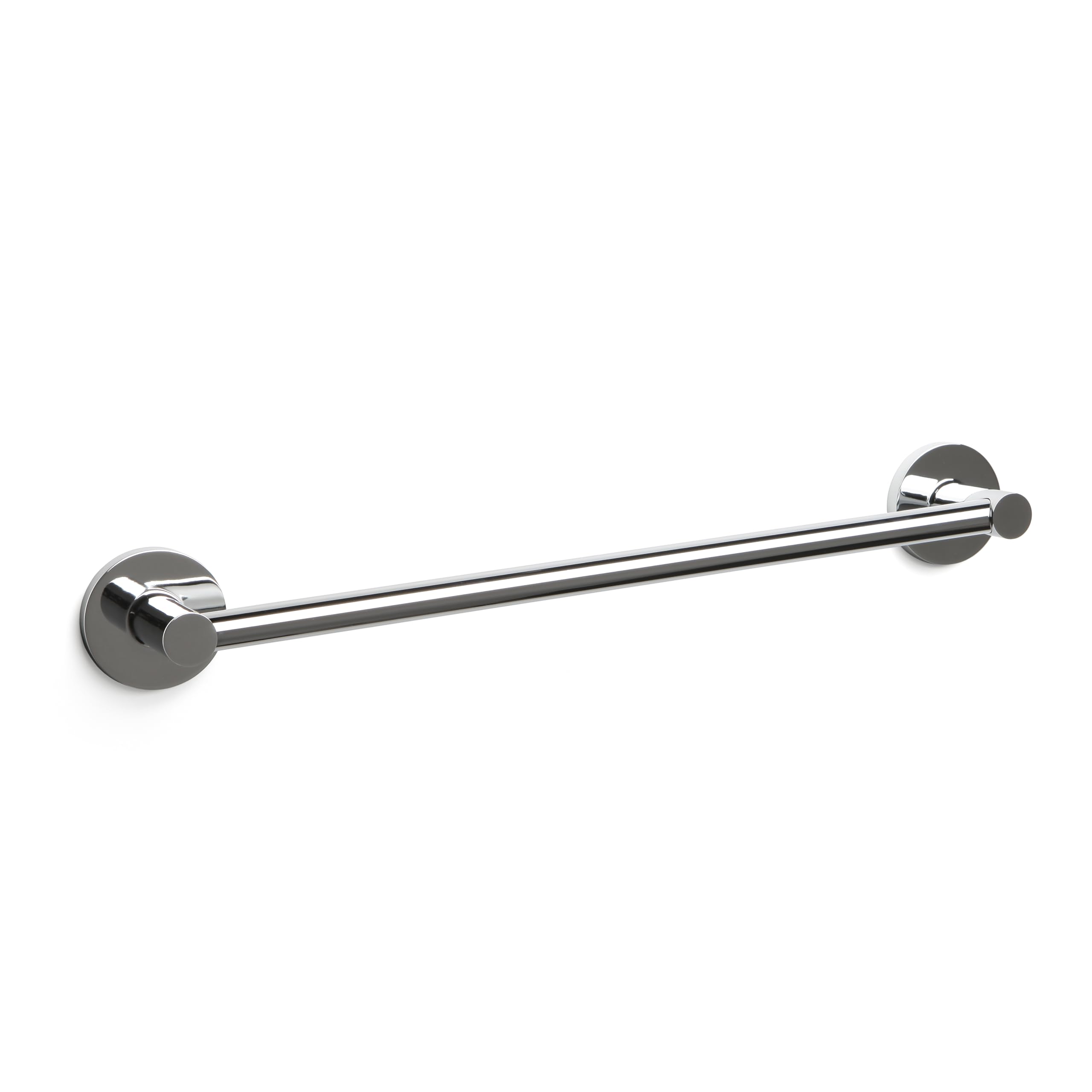 TATAY Bathroom Towel Holder, from the Martins bathroom accessories collection, Stainless Steel and Zamak, Double Fixing System with Screws and Glu fix, 45 cm