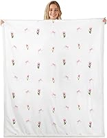 Vista 8 de Manfei Manta de vellón con diseño de mariposas florales en acuarela, manta acogedora para cama, sofá, decoración de habitación de niños, niñas