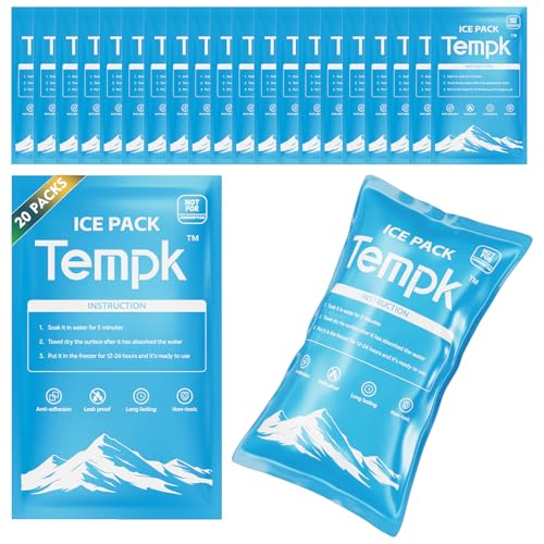 Tempk Dry Ice Packs for Shipping Non-Stick for...