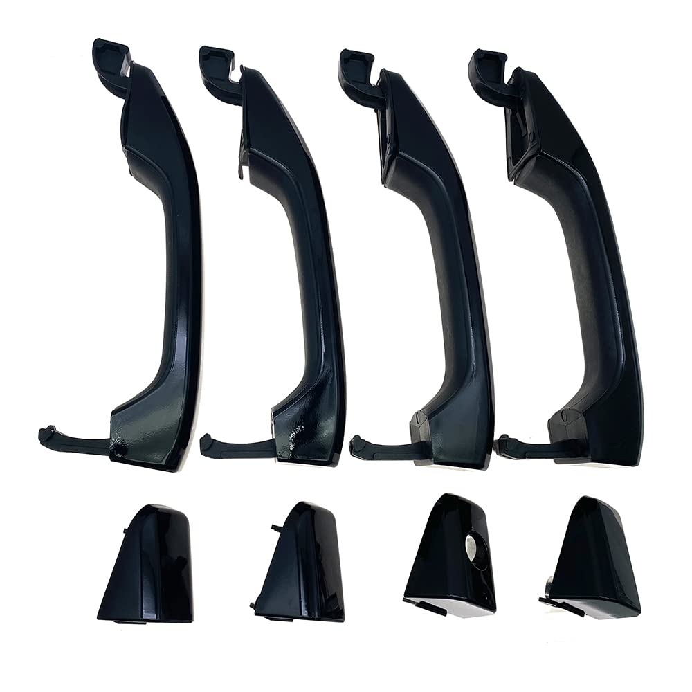 Par De Manijas Exteriores Negras Para Puerta Delantera – GM Camioneta 1995-2001, Ajuste Directo