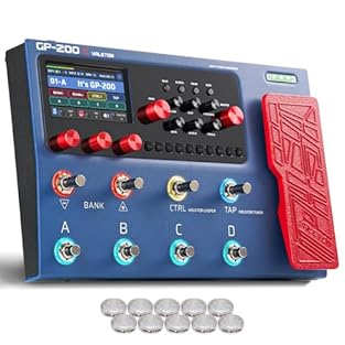 240+ built-in guitar/bass/acoustic effects with 140 legendary amplifier and cabinet simulations and 100 well-known stompbox effects pedals; support 20 third-party IRs; 24-bit 44.1kHz signal processing 100 built-in drum rhythms and 180 seconds looper,...