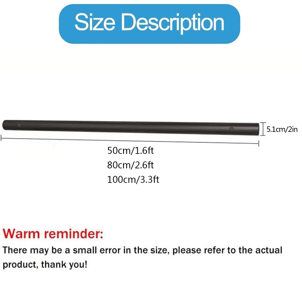 Corrimano per Scale in Acciaio Inox 30/50/80/100 cm, Barra di Supporto di Sicurezza, Passamano per Scale a Parete, Ringhiera per Scale Antiscivolo per Interni ed Esterni(100cm/3.3ft)