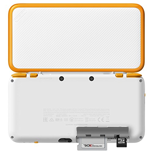 Image of Nintendo 2DS XL Game Console - White + Orange - Nintendo 2DS