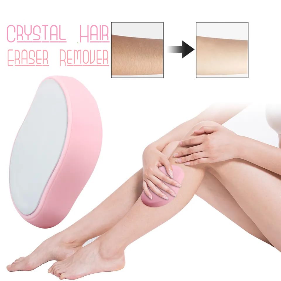 Miniatura 7 de Removedor de pelo de cristal, borrador de pelo de cristal reutilizable para mujeres y hombres, herramienta mágica de depilación sin dolor, borrador