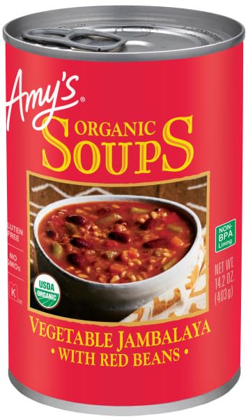 Amy's Soup, Organic Vegetable Jambalaya, 14.2 Oz