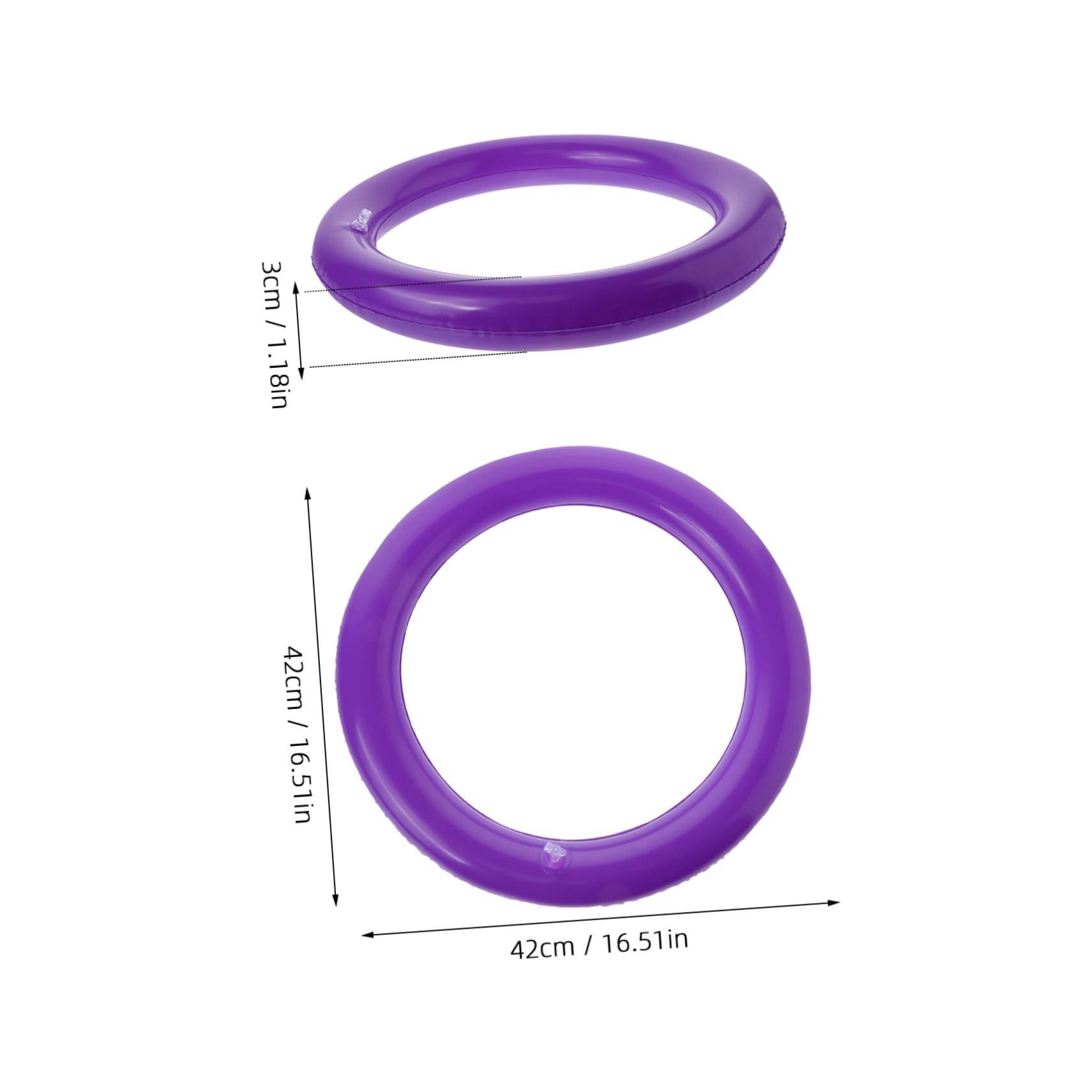 BESPORTBLE Base per Palla Yoga Portapalline da Yoga Anello a Sfera di Portapalla Fitness Sedile per Palla da Yoga Sedia a Sfera per Allenamento Sedile Yoga Viola,Porpora PVC
