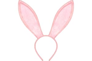 Pink Bunny Ears Headband - Perfect for Adorable Cosplay and Photoshoots
