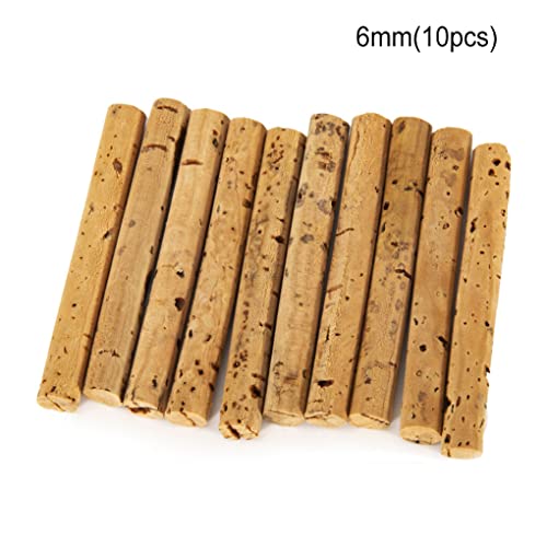 WUUOSSYUIS 2 PCS 10 pçs equipamento de pesca carpa varas de cortiça auxiliando iscas de pesca esport