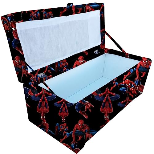 Bau puff 80 organizador porta treco brinquedos sapatos infantil multiuso Hom Ara