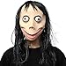PartyHop Scary Momo Mask Creepy Halloween Latex Cosplay Costume for Kids and Adult