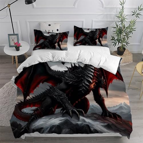 Ensemble simple 3D enfants double 200x200cm avec fermeture éclair - 6