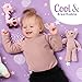 GROW WILD Unicorns & Rainbows Fitted Crib Sheets Girl (3 Pack) - Soft Jersey Cotton Fitted Sheet, Toddler Bed Mattress & Baby Crib Bedding Set for Girls, Baby Girl Nursery Crib - Pink, Purple & White