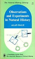Observations and Experiments in Natural History B0007E5BG2 Book Cover