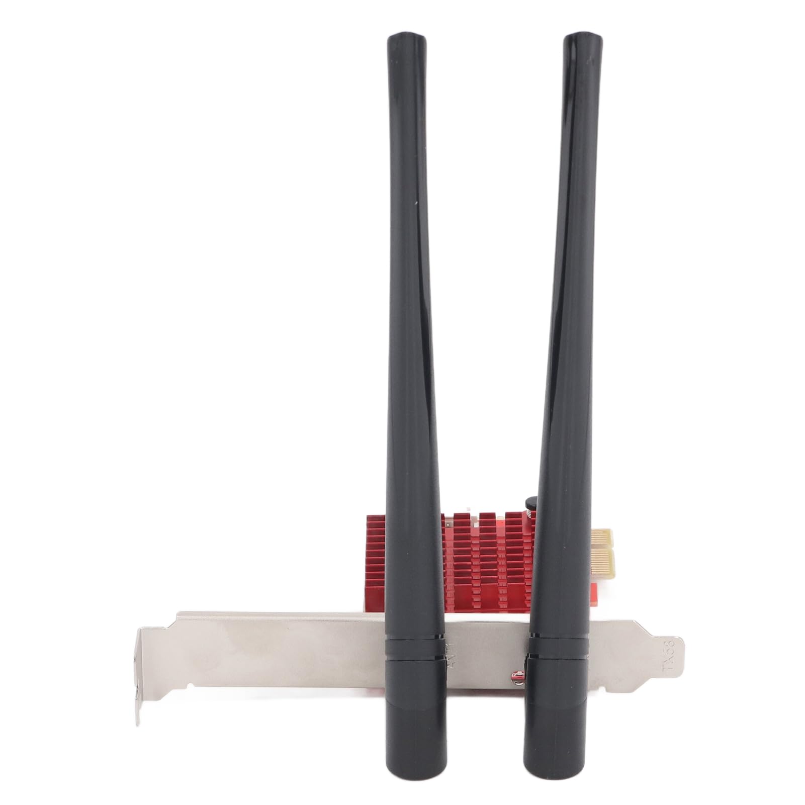 Scheda WiFi PCIe WiFi con Bluetooth 5.4,2.4GHz, 5.8GHz, Scheda Wireless Tri-band 6GHz per PC, Supporta MU-MIMO, Latenza Ultra Bassa, WPA4, Staffa a Basso Profilo, 10/11