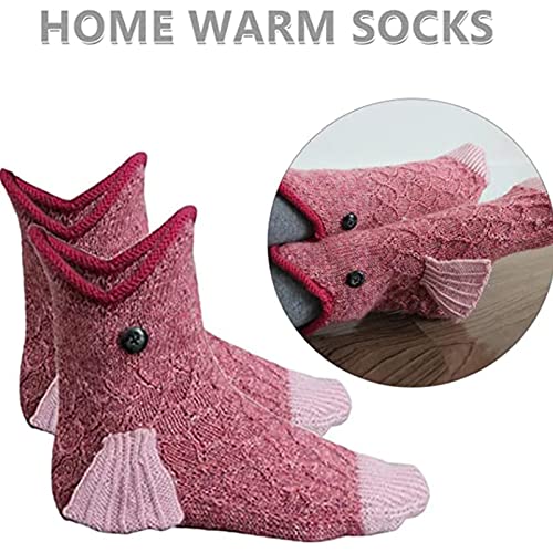 TYJH Knit Crocodile Socks, Funny Socks, Odd Socks