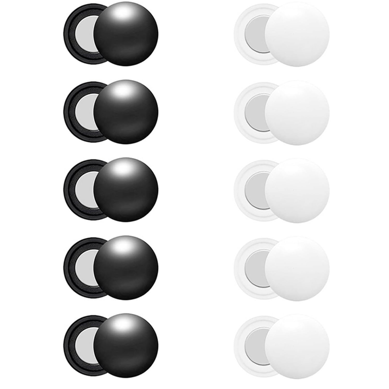 10 Paia di Fibbie Magnetiche in Tessuto Numerico, Clip per Badge da Corsa, Fibbia Fissa per Maratona, Clip per Numero Magnetico, Set di Accessori Sportivi.