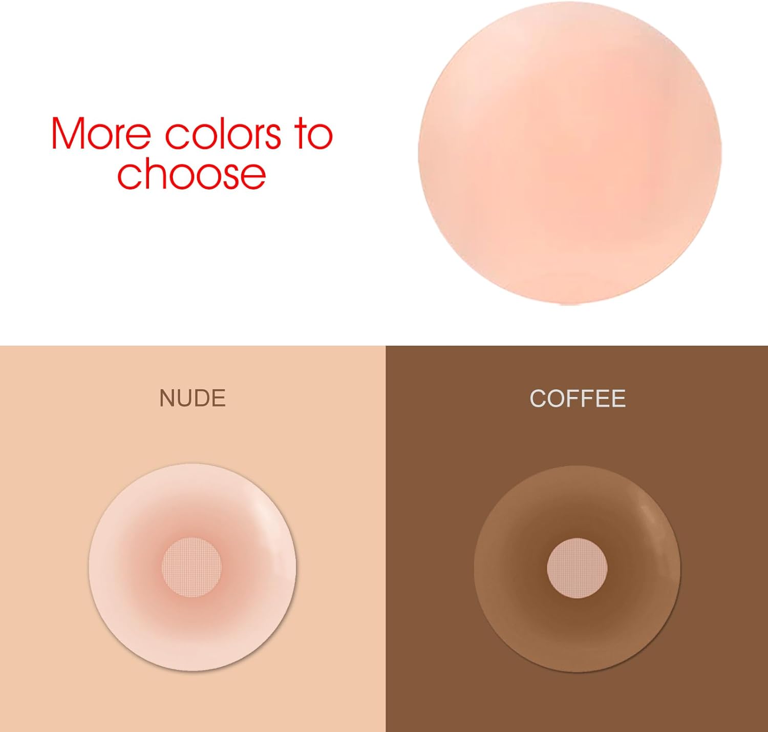 RIFNY Nipple Covers for Women, Silicone Pasties Nipple Cover, Reusable Adhesive Invisible Breast Petals Stickers - Image 4